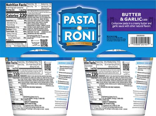 PASTA RONI 4PK CUPS – BUTTER GARLIC
