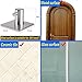 JISIMI x225 3M Self Adhesive Hooks, 304 Stainless Steel Closets Coat Towel Robe Hook Rack Wall Mount for Bathroom and Lavatory by (4 Pack)