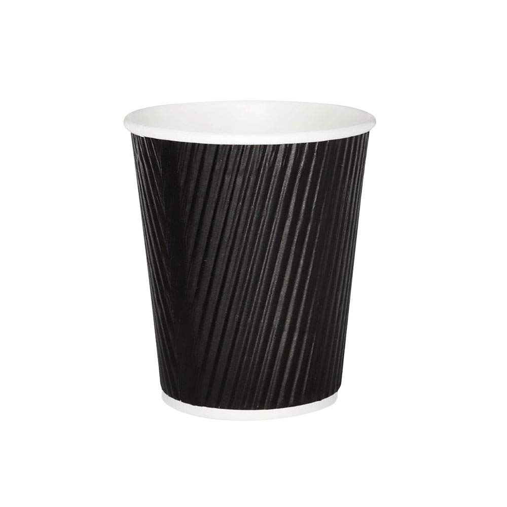 Black Ripple Cup, 25cl, Pack of 500