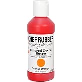Chef Rubber Sunrise Orange Colored Cocoa Butter