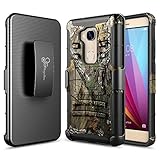 Huawei Sensa Case, NageBee [Heavy Duty] Armor Shock Proof Dual Layer [Swivel Belt Clip] Holster [Kickstand] Combo Rugged Case for Huawei Sensa LTE - Camouflage