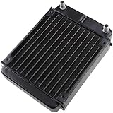 AGPtek&reg; 12 Pipe Aluminum Heat Exchanger Radiator for PC CPU CO2 Laser Water Cool System Computer