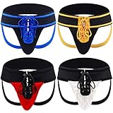 Arjen Kroos Men's Sexy Jock Strap Lace Up Jockstrap Underwear Athletic Supporter