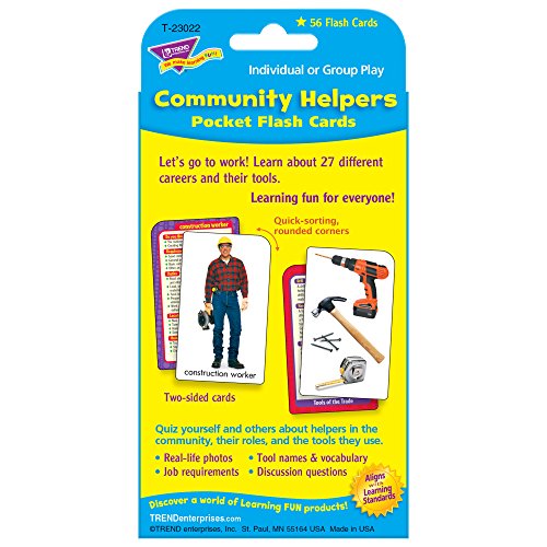 Community Helpers & Careers Pocket Flash Cards