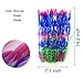 QUMY Large Aquarium Plants Artificial Plastic Fish Tank Plants Decoration Ornament Safe for All Fish 14.2 inch Tall 7.09 inch Widethumb 1