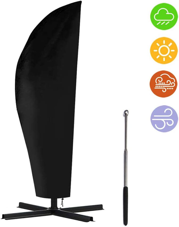 Parasol Protective Cover with Rod, Traffic Light Protective Cover 2 to