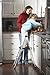 COSCO 2 Step Lite Solutions Folding Step Stool, Aluminum/Black
