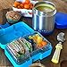 Yumbox Zuppa - Wide Mouth Thermal Food Jar 14 oz. (1.75 cups)- Triple Insulated Stainless Steel Food Container - Stays Hot 6 Hours or Cold for 12 Hours - Leak Proof (Neptune Blue)