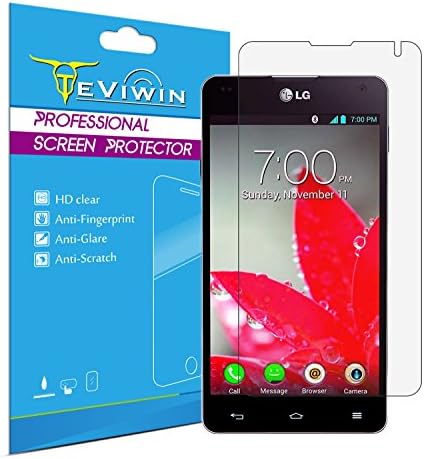 LG Optimus G Anti-glare Anti-scratch Shatterproof Premium Front Screen Protector with Free Lifetime Replacement Warranty [1Pack] - Retail Packaging