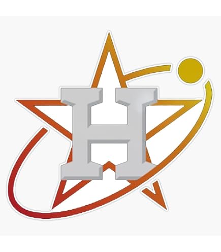 Houston Astros Removable & Reusable Car Decal - 5x6 Inch Multi-Use Vinyl Sticker - View #7