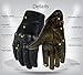 Full finger Goat Skin Leather Touch Screen Motorcycle Gloves Men/Women S,M,L,XL,XXL (Non-Perforated, S)