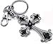 Soulbreezecollection Retro Christian Cross Keychain Key Ring Charm Fashion Accessories Rhinestones