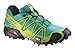 Salomon Women's Speedcross 3-W, Light Onix/Topaz Blue/Dark Cloud, 9.5 M US