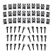 ECOTRIC Fender Flare Flares Full Kit for Jeep CJ CJ5 CJ7 1955-1986 | Direct Replacement for Part#11601.01