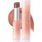 rom&nd GLASTING MELTING BALM #11 Buffy Coral | K-Beauty Hydrating Lip Tint for Glass Skin Lips | Non-Sticky, Plumping Water-Gloss Balm for Natural, Radiant Shine & All-Day Comfort