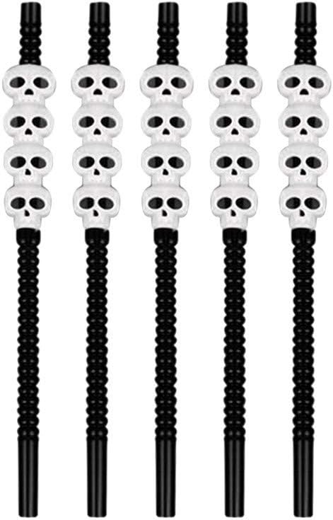 Sharon Church Halloween Drinking Utensilsstraw Straw for Bar KTV Beverage Shop 5Pcs