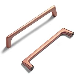 Goo-Ki Brushed Copper Cabinet Pulls with 5''Hole