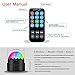 SUKY Disco Ball Disco Light 3w Party Lights led Music Atctivated Strobe Lights for Home Room Dance Parties DJ Lightshow for Birthday Club Karaoke Wedding Decorations
