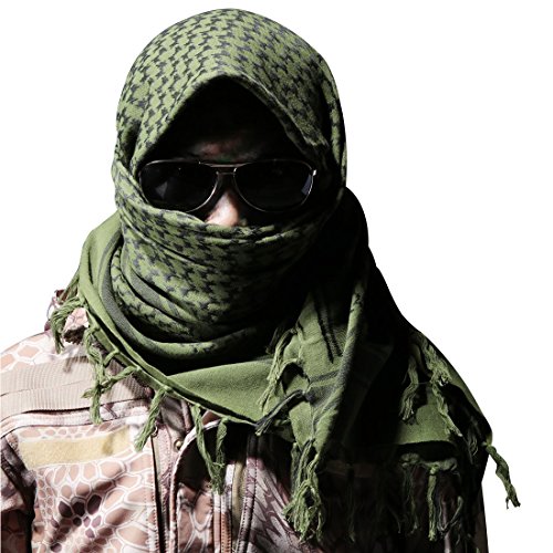Cqb cycling windproof cotton shemagh head neck tactical…