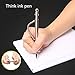 Fidget Pen, Think Ink Pen Magnetic Flex Spinner Stress Reducer Anxiety Boredom ADHD EDC Relieves Twist Flex Slide Pen
