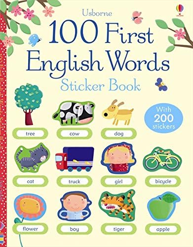 100 First English Words Sticker Book (100 First Words Sticker Books)