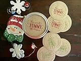 Christmas Mason Jar Labels, Yummy Christmas, Holiday Jar Labels, Holiday Stickers, Mason Jar Lid Inserts, Holiday Jar Tags, Food Gifts, Canning Jar Tags