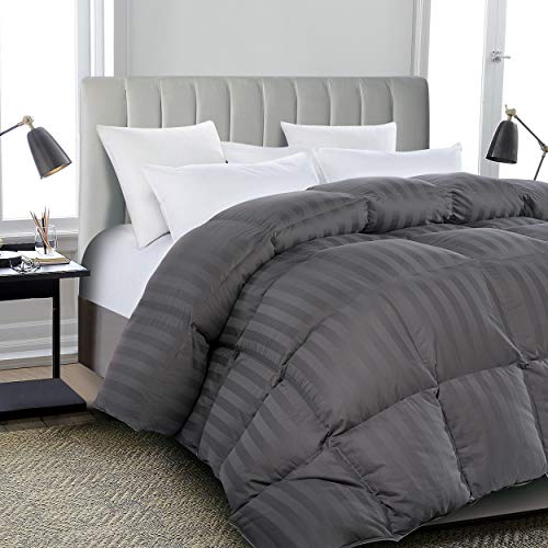 grey feather comforter