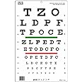Snellen Translucent Distance Vision Testing Chart 20 Feet Size 14 x 9