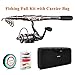PLUSINNO Fishing Rod and Reel Combos Carbon Fiber Telescopic Fishing Rod with Reel Combo Sea Saltwater Freshwater Kit Fishing Rod Kit