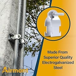 (Pack of 10) 1'' Rigid Strut Clamp, Durable