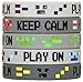 Gypsy Jade's Video Game 8-Bit Pixel Style Wristbands - Great for Mining Themed or any Crafting Style Video Game - Pack of 10!