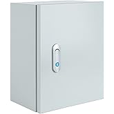 Steel Electrical Junction Box, Indoor & Outdoor Enclosure, Wall Mounted Moisture & Dustproof Metal, Universal Electric Equipm