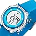 Better line Digital Kids Watch Band with Hourly Chime, Stopwatch, Daily Alarm & Calendar (Blue)
