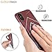 iPhone X Case,iPhone XS Case,ZADORN Protective Thin Cover for Girls Women Men Clear Bumper Soft Silicone TPU Slim Fit Cute Best Phone Case for iPhone X/XS Fashion Design Red Wood and Grey Forest