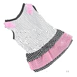 Pet Dress,Hemlock Pet Clothing Dog Dot Skirt Puppy Princess Dress (S, White)