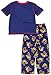 Pacman Boys' Big 2pc Sleepwear Set, Blue, Medium / 8