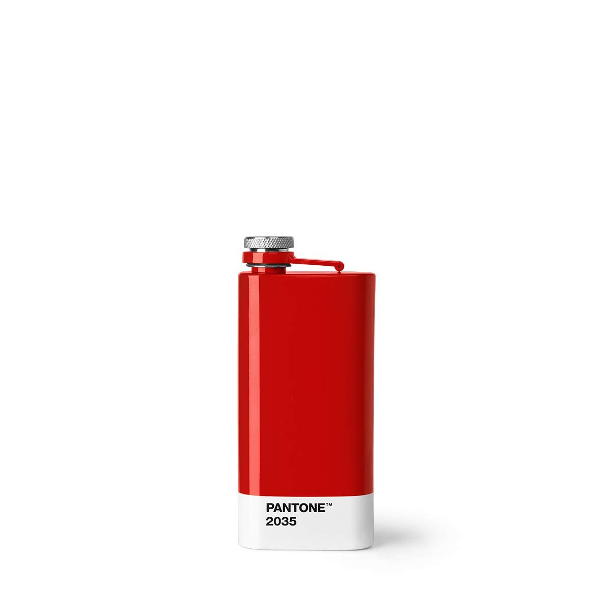 Pantone 101112035 Red 2035 Hip Flask Stainless Steel, One Size