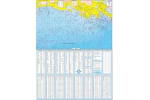 HOOK-N-LINE MAP CO Gulf Of Mex. Sabine Pass Water Proof