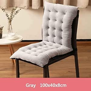 Cojín para silla de patio, cojines para silla de mimbre con respaldo