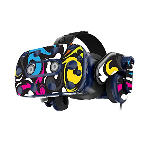 MightySkins Skin Compatible with HTC Vive Pro VR Headset - Swirly | Protective,…