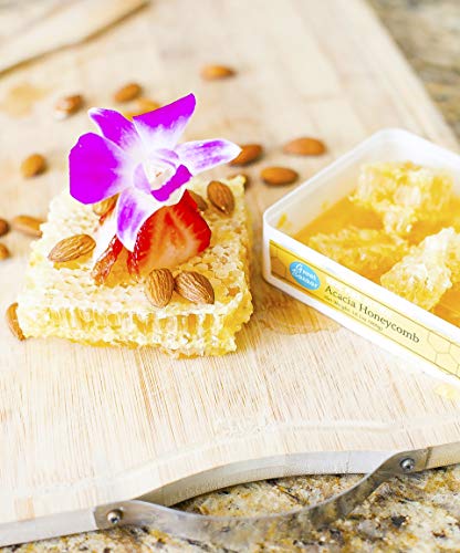 Great Bazaar All-Natural Raw Honeycomb Acacia Honey Comb, 1kg (2.2lb)