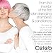 Celeb Luxury Intense Color Depositing Colorconditioner Conditioner + BondFix Bond Rebuilder, Vegan, Sustainably Sourced Plant-Based, Semi-Permanent, Viral and Gem Lites Colorconditioners