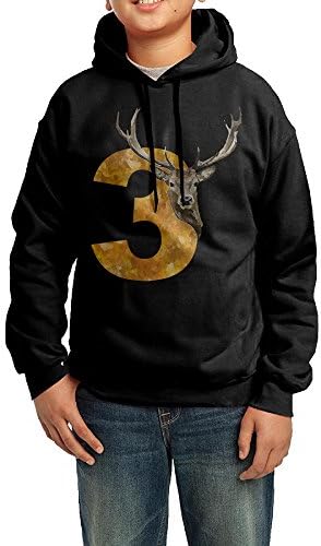 OVIKA Teenager's Stag No.3 Hoodie Size L