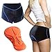Twotwowin Women's 3D Padded Cycling Underwear Shorts Breathable Lightweight Bike Shorts
