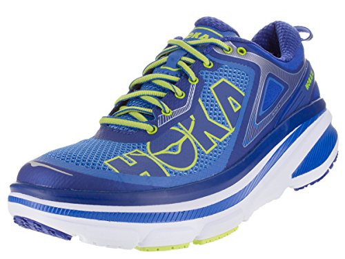 Hoka One One Mens Bondi 4 Running Sneaker Shoe, Directoire Blue/True Blue, 10.5