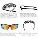 Polarized Sports Sunglasses for Men Women Cycling Running Driving Fishing Golf Baseball with Tr90 Unbreakable Frame,5 Interchangeable Lenses …