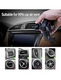 Cargador inalámbrico certificado Qi para coche, soporte de carga rápida de 10 W con sensor de infrarrojos para ventilación, clips automáticos manos libres compatibles con sistema Android iOS