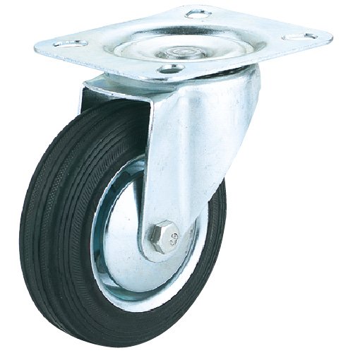 Steelex D2539 Swivel Industrial Hooded Caster, 5-Inch