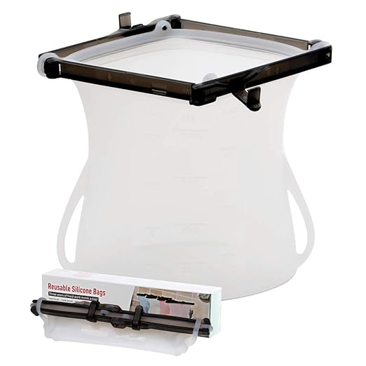 Sinzau - Bolsa de silicona reutilizable para almacenamiento de ...