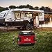 Rockpals 2000-Watt Super Quiet Inverter Generator, 9 Hours Time Portable Camping Gas Power Generator, CARB Compliant With Eco-Mode, Parallel Ready, Dual 120V AC Outlet, 2 USB Ports, 12V DC Output